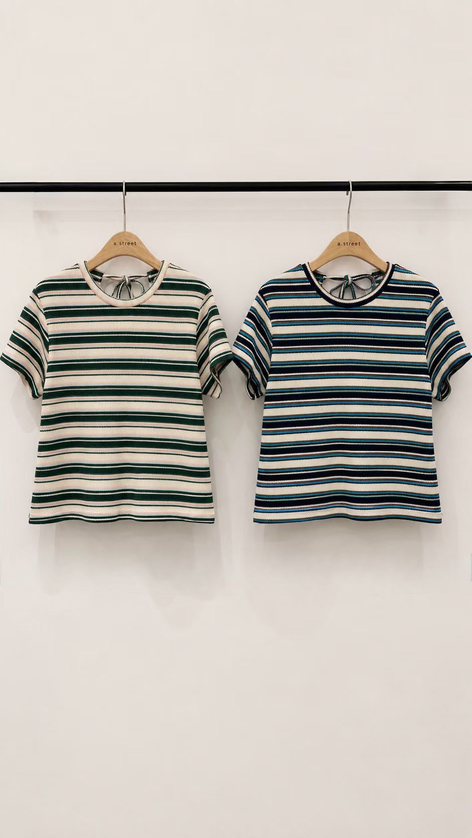 夏日復古條紋tee