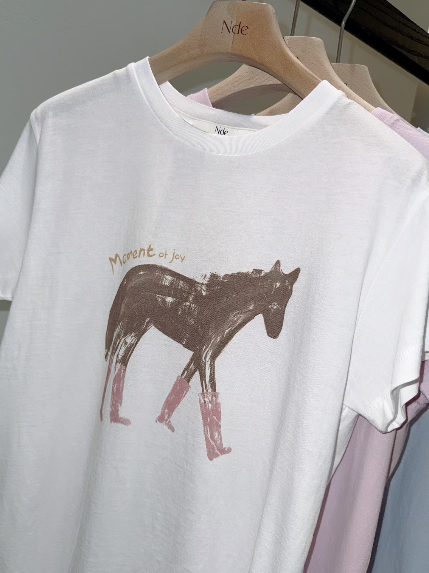 手繪風馬仔tee