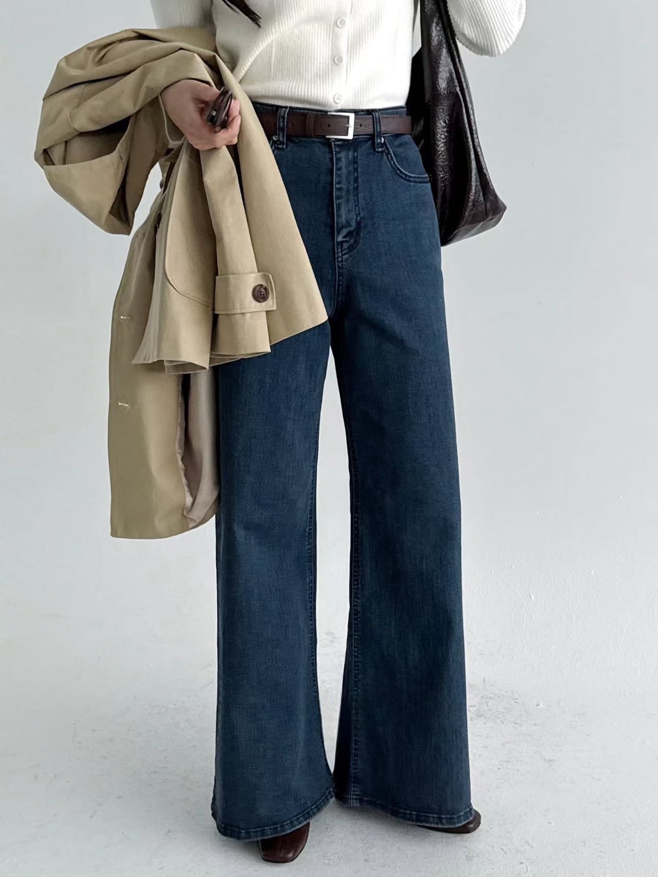 彈力直腳牛仔褲!神級顯瘦版型✨