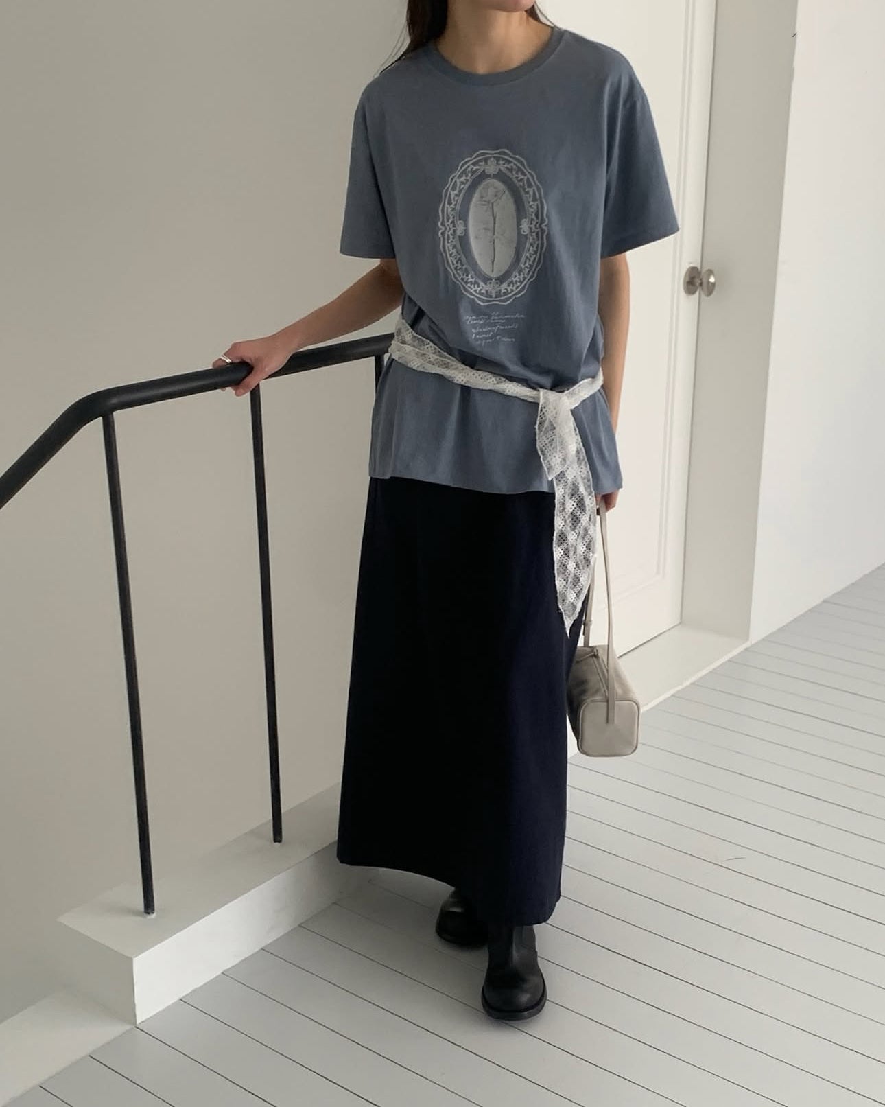 做舊洗水print T