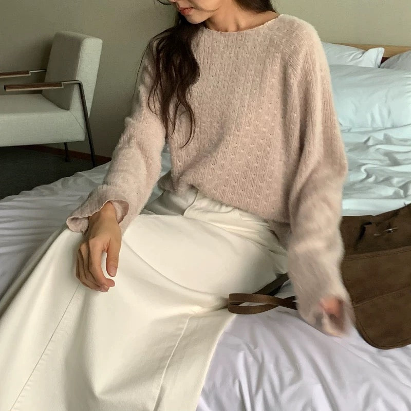 百搭長袖針織衫