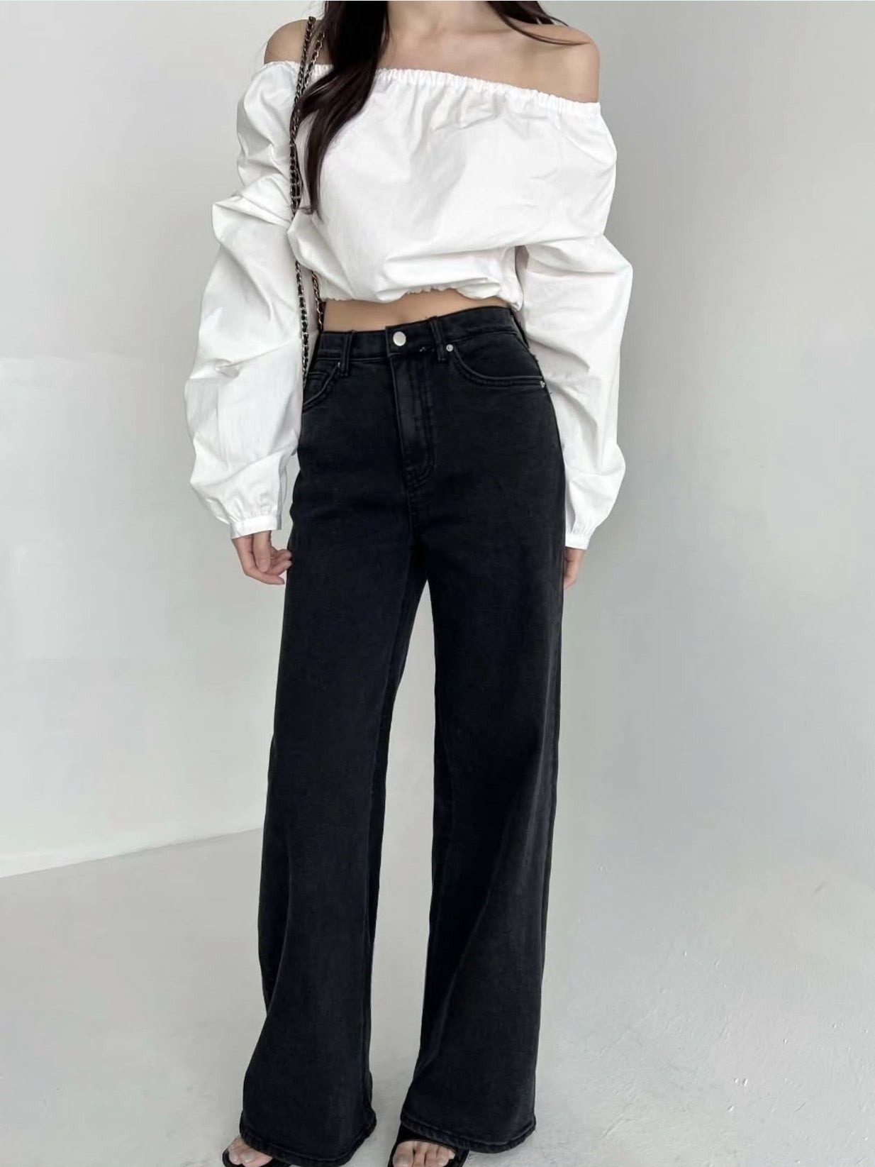 彈力直腳牛仔褲！神級顯瘦版型✨