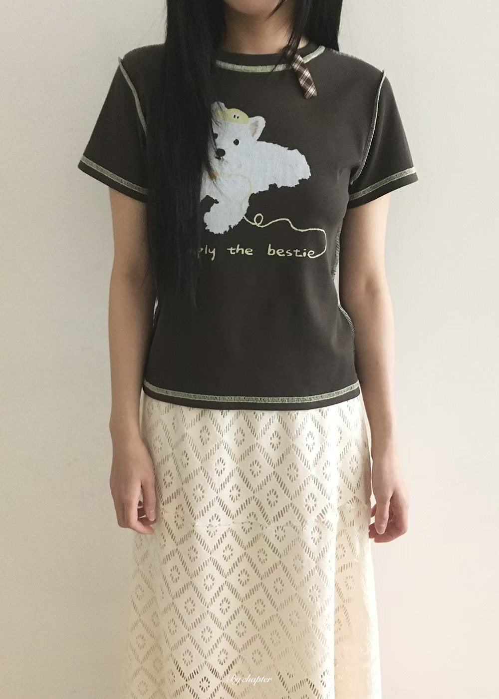 設計感狗狗tee