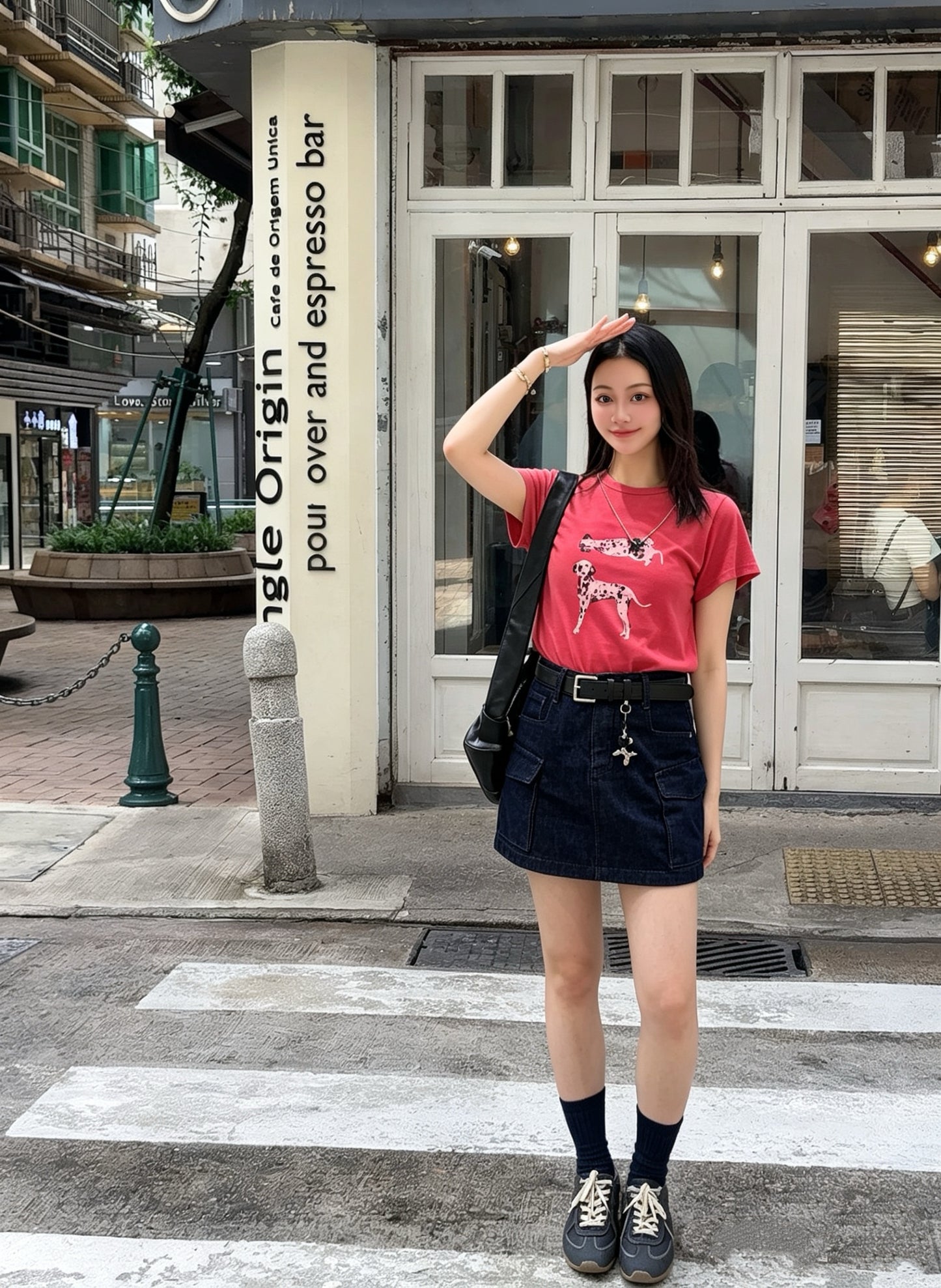 百搭牛仔半身短裙