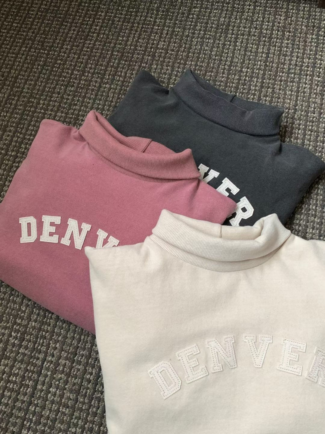 高領簡約款衛衣