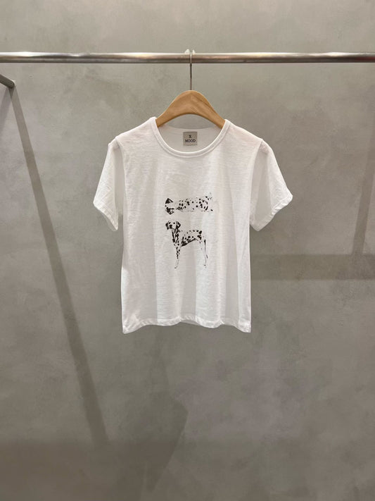 班點狗正肩tee
