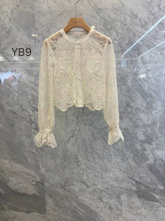 JS NY腰果花刺繡上衣（預訂75折）