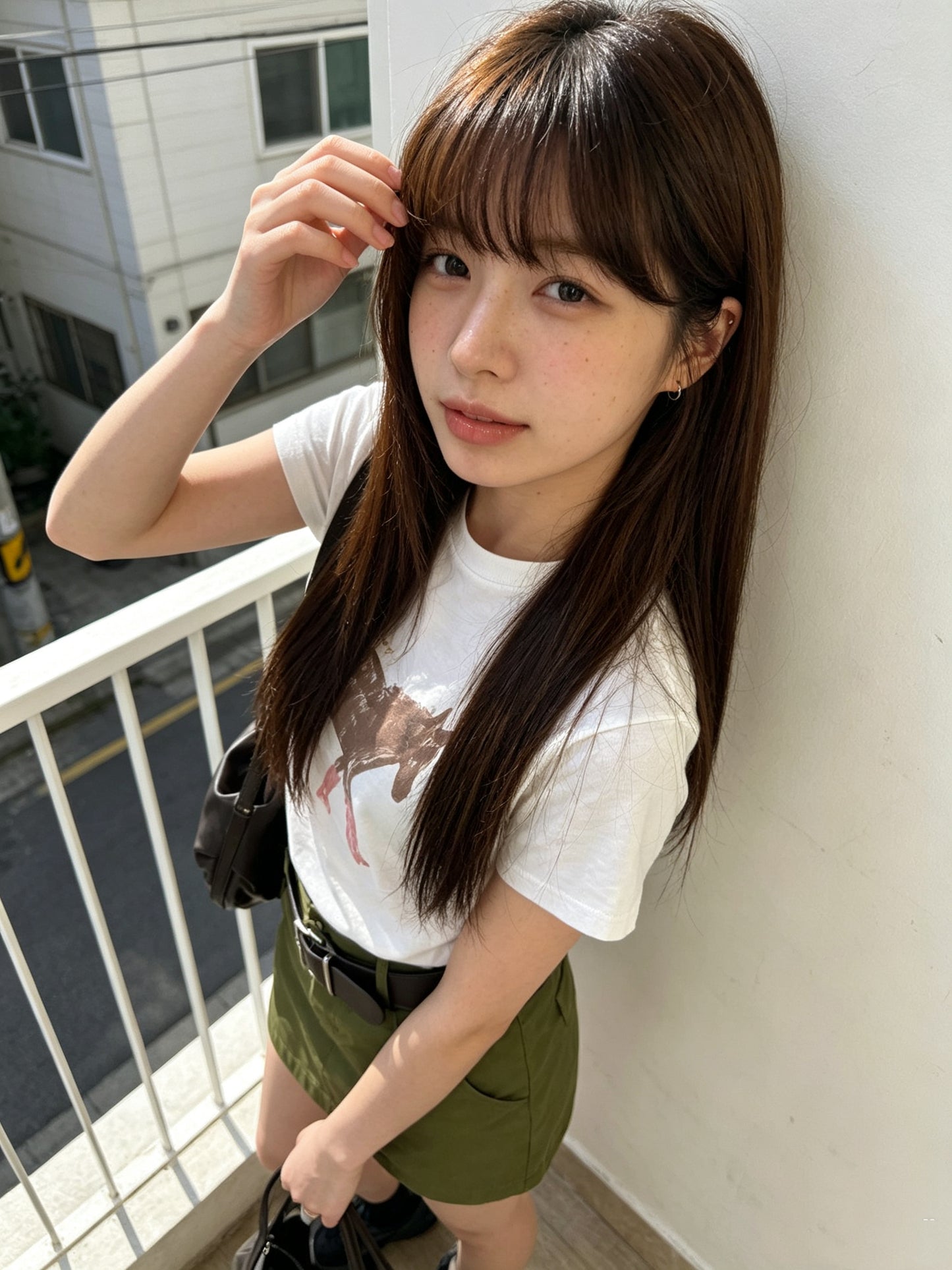 手繪風馬仔tee