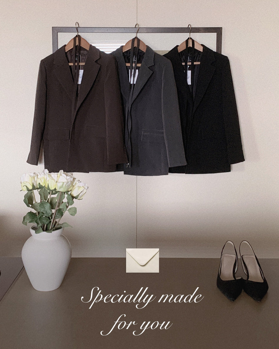 長款西裝連腰帶西裝（L碼ok）