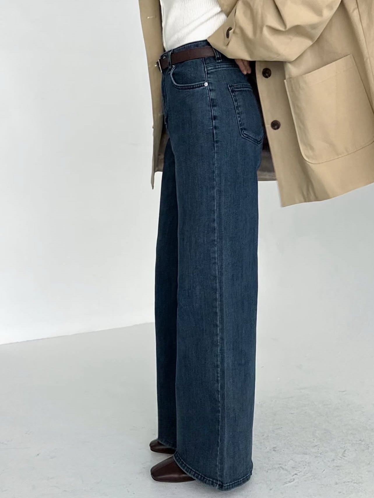 彈力直腳牛仔褲！神級顯瘦版型✨