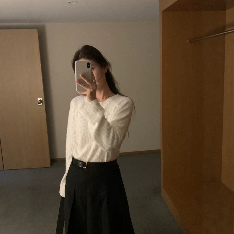 百搭長袖針織衫