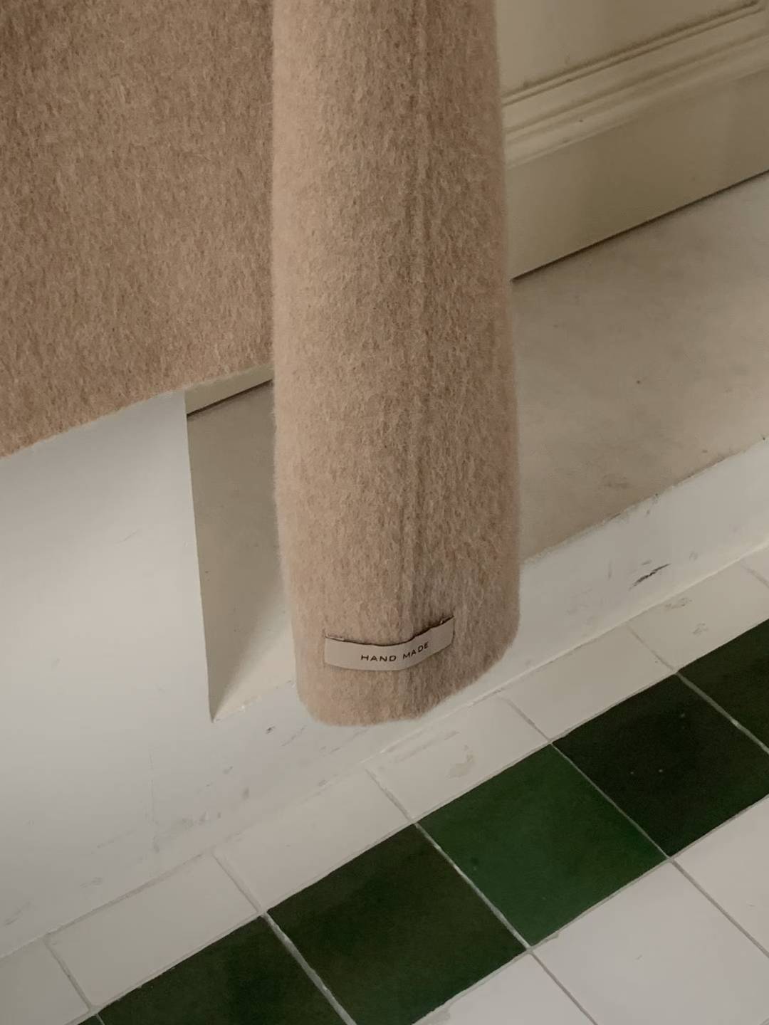 短款雙面羊絨外套