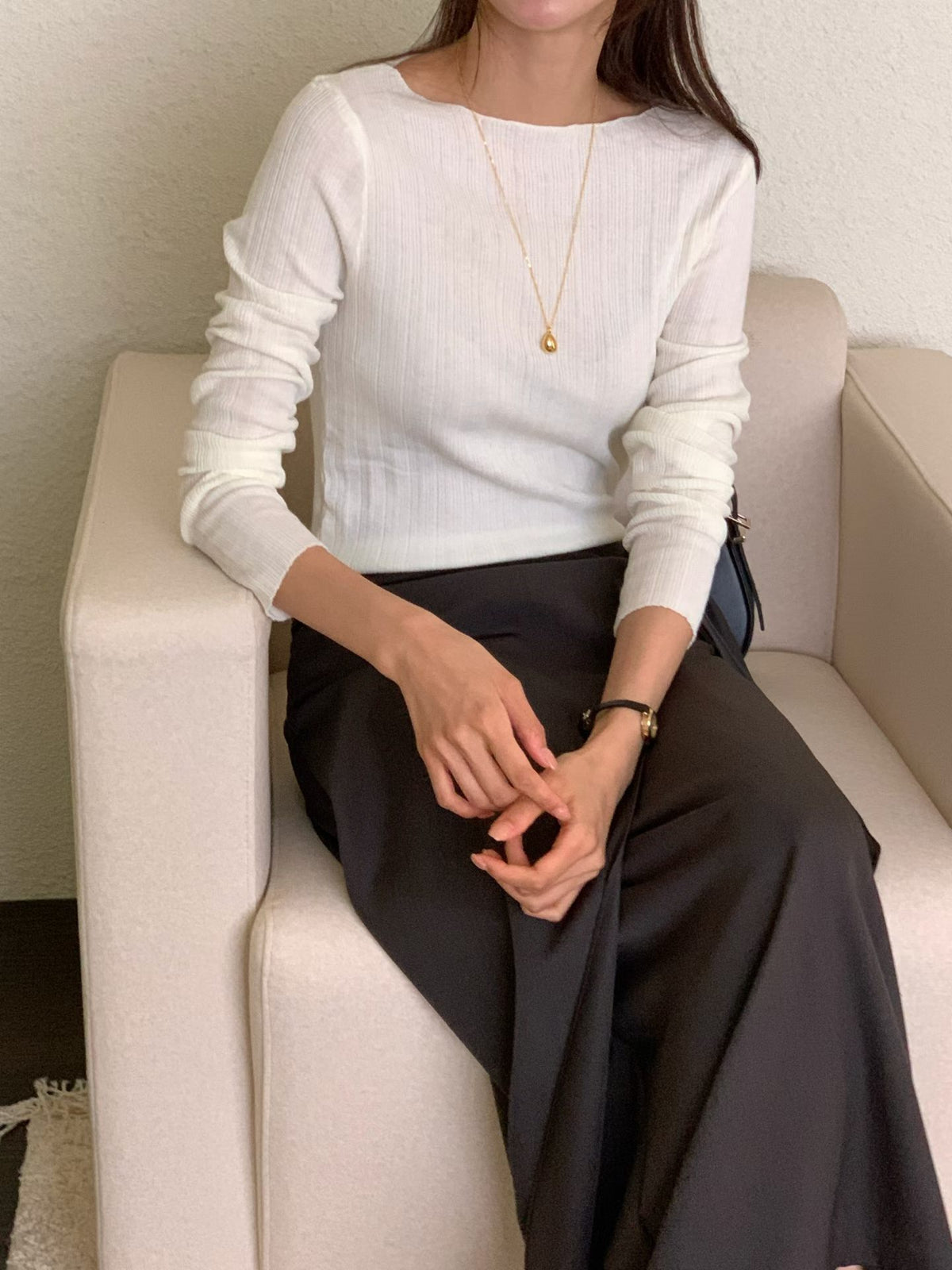 綁腰西裝裙