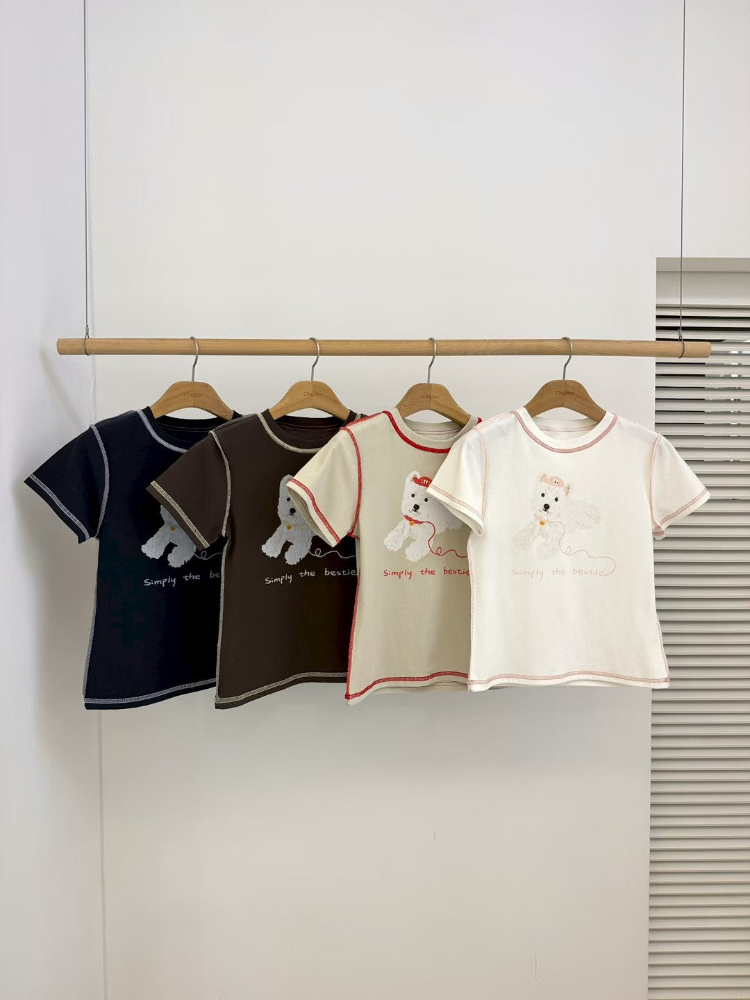 設計感狗狗tee