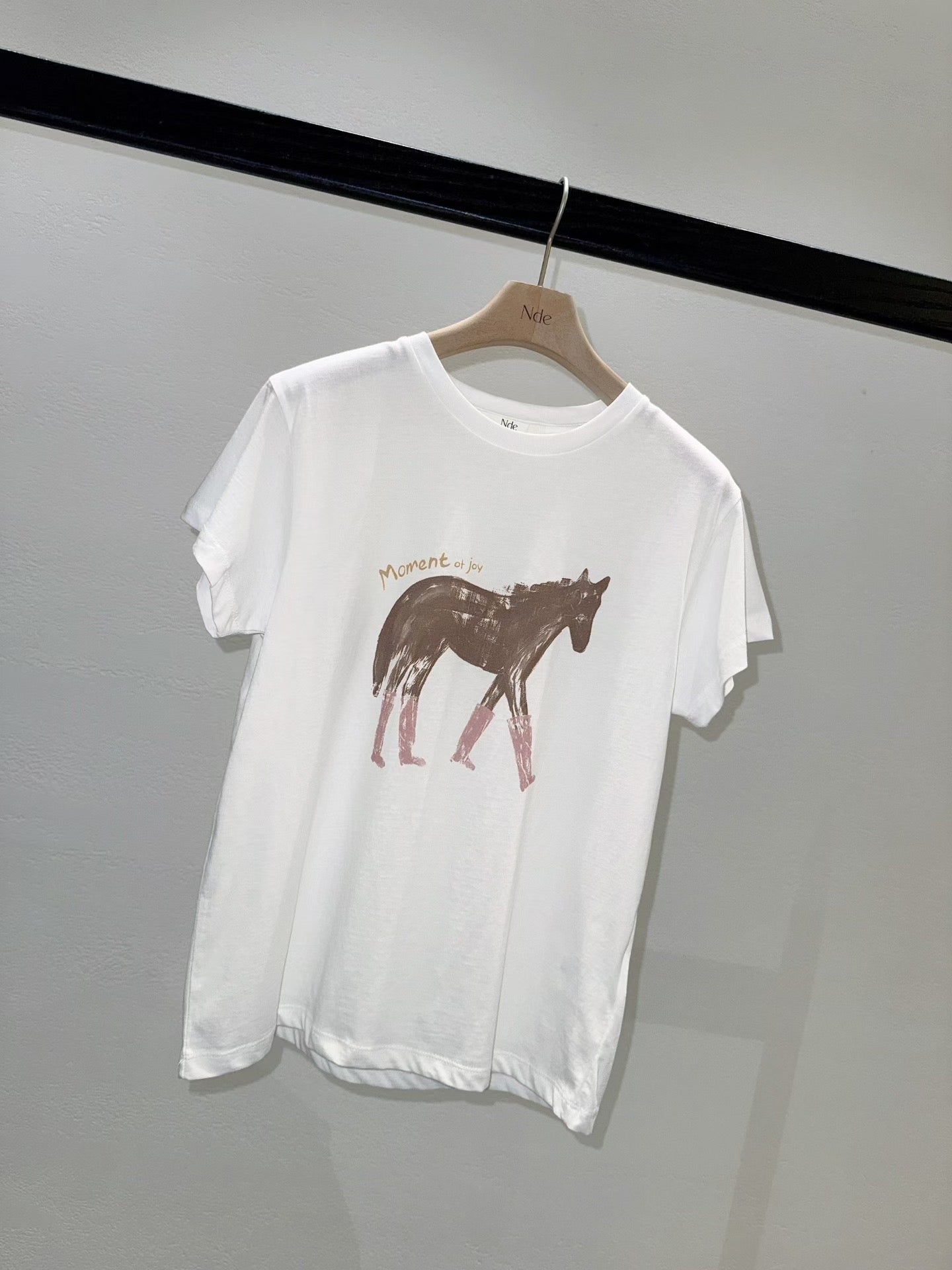 手繪風馬仔tee