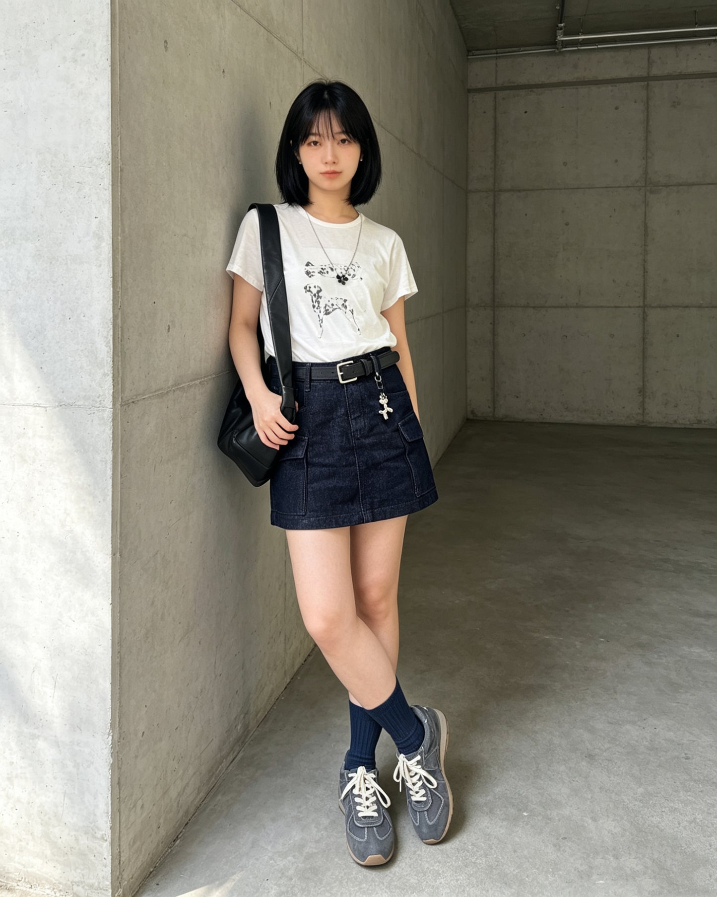 百搭牛仔半身短裙