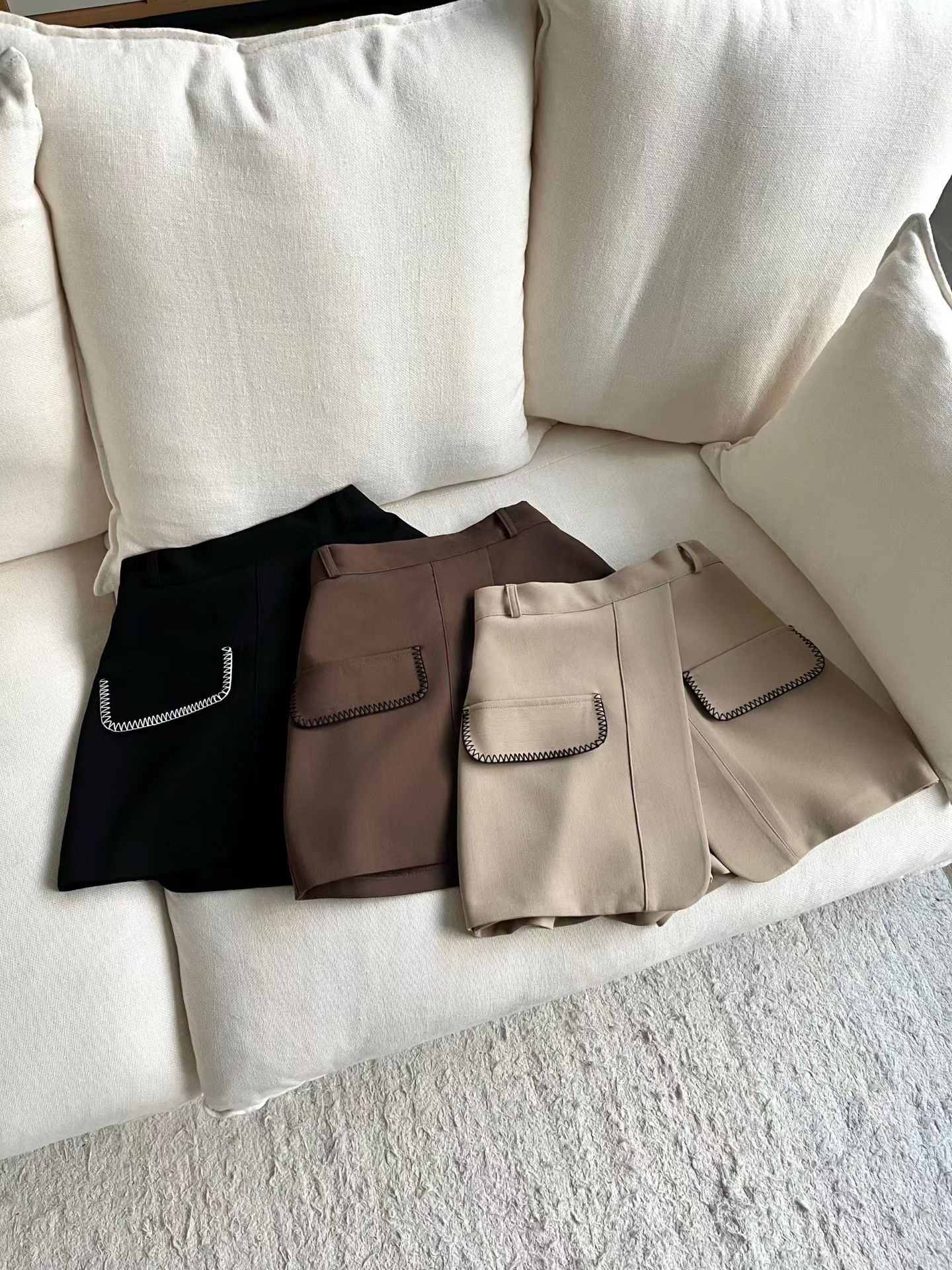 設計感西裝A字裙