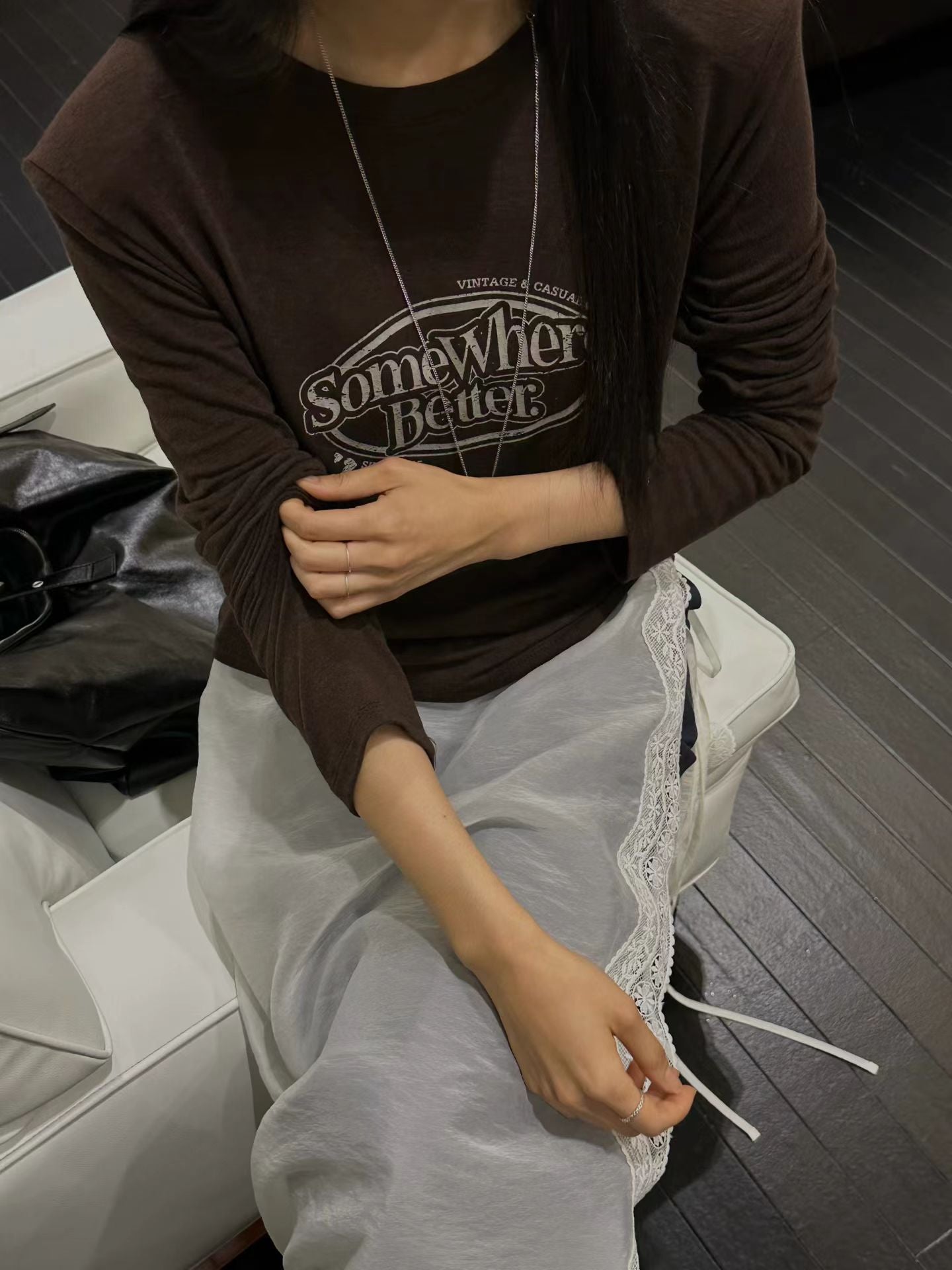 彈力印字上衣（混羊毛唔吉肉/預訂優惠至11.20）