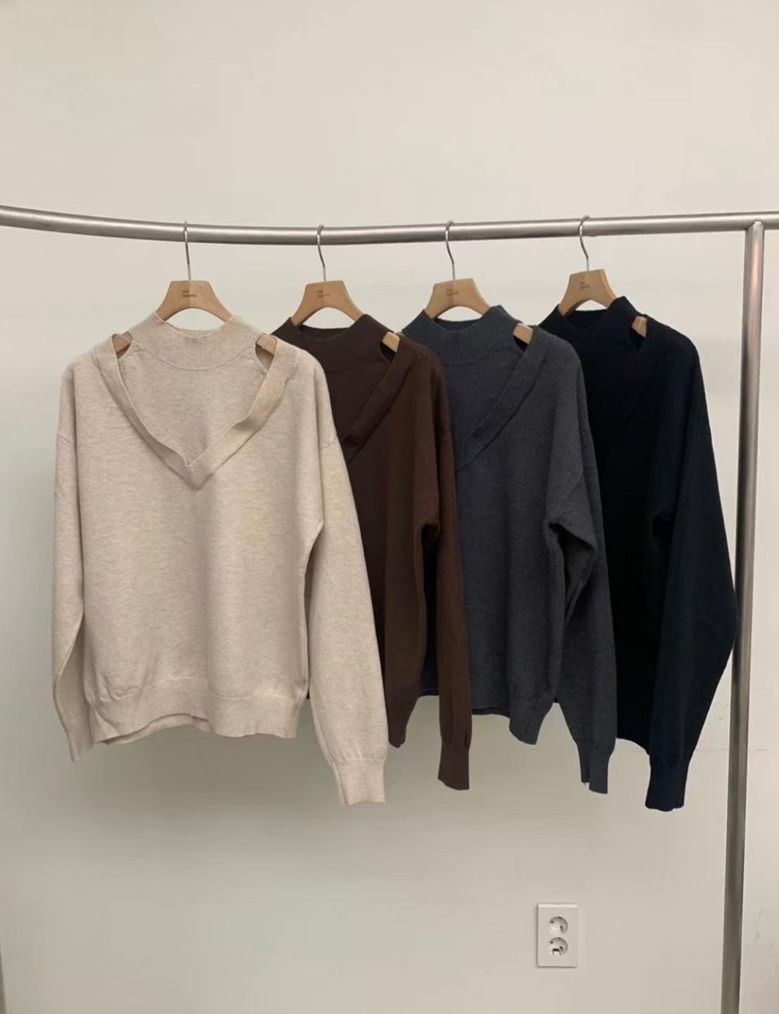 滑料假兩件針織（優惠至11.11）