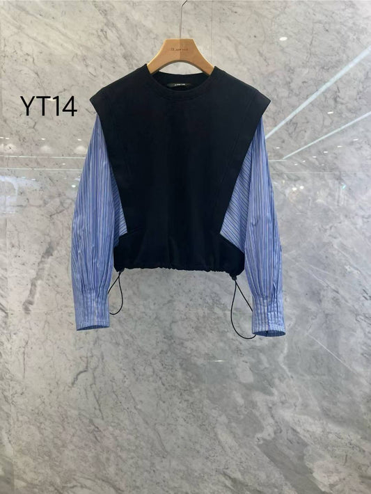 JS NY 假兩件上衣