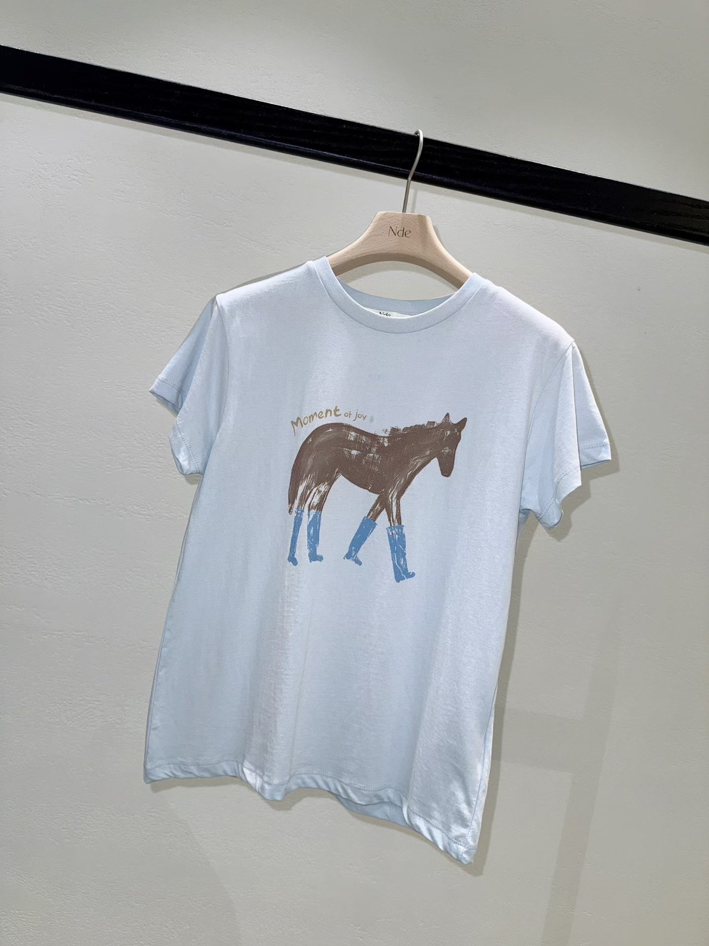 手繪風馬仔tee