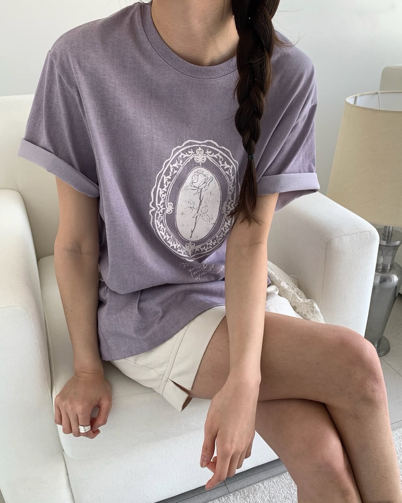 做舊洗水print T