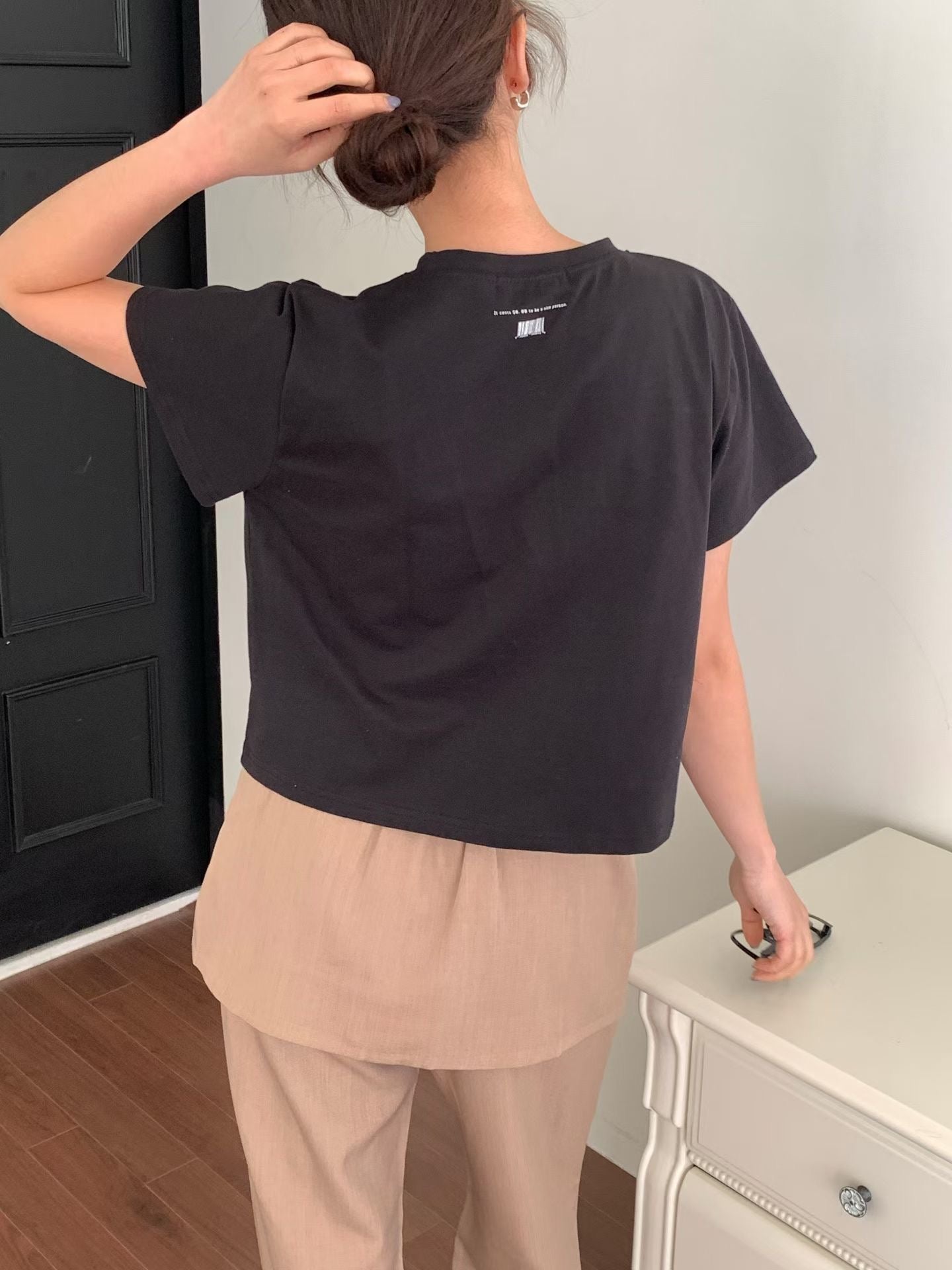 Barcode 正肩顯瘦Tee