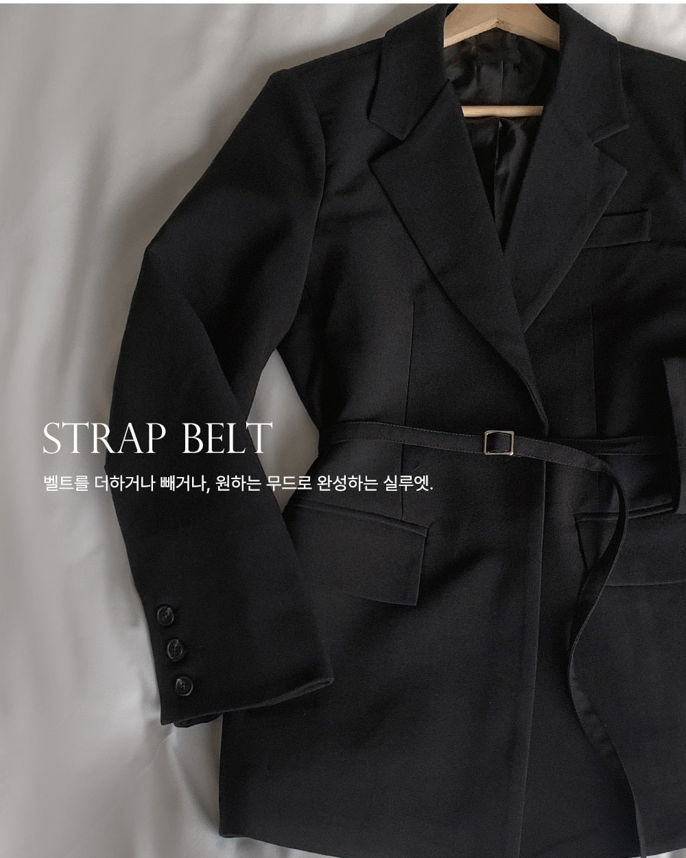 長款西裝連腰帶西裝（L碼ok）