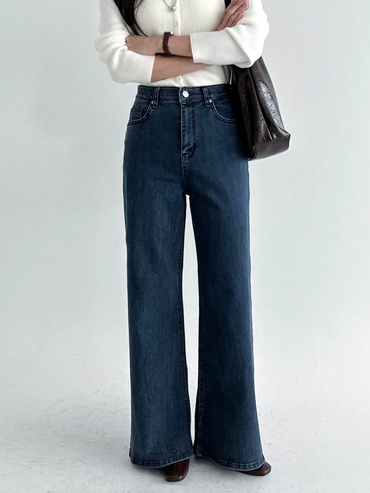 彈力直腳牛仔褲！神級顯瘦版型✨